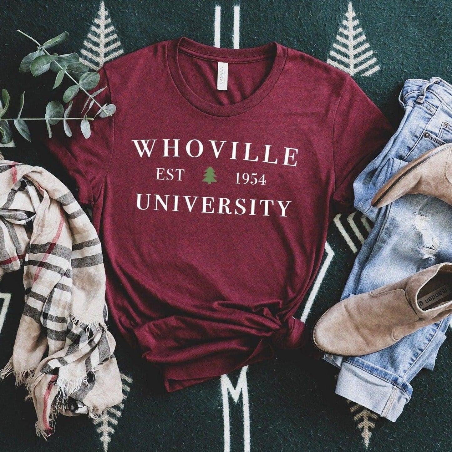 Whoville University Christmas T-Shirt - Sunshine Soul MD