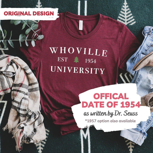 Whoville University Christmas T-Shirt - Sunshine Soul MD