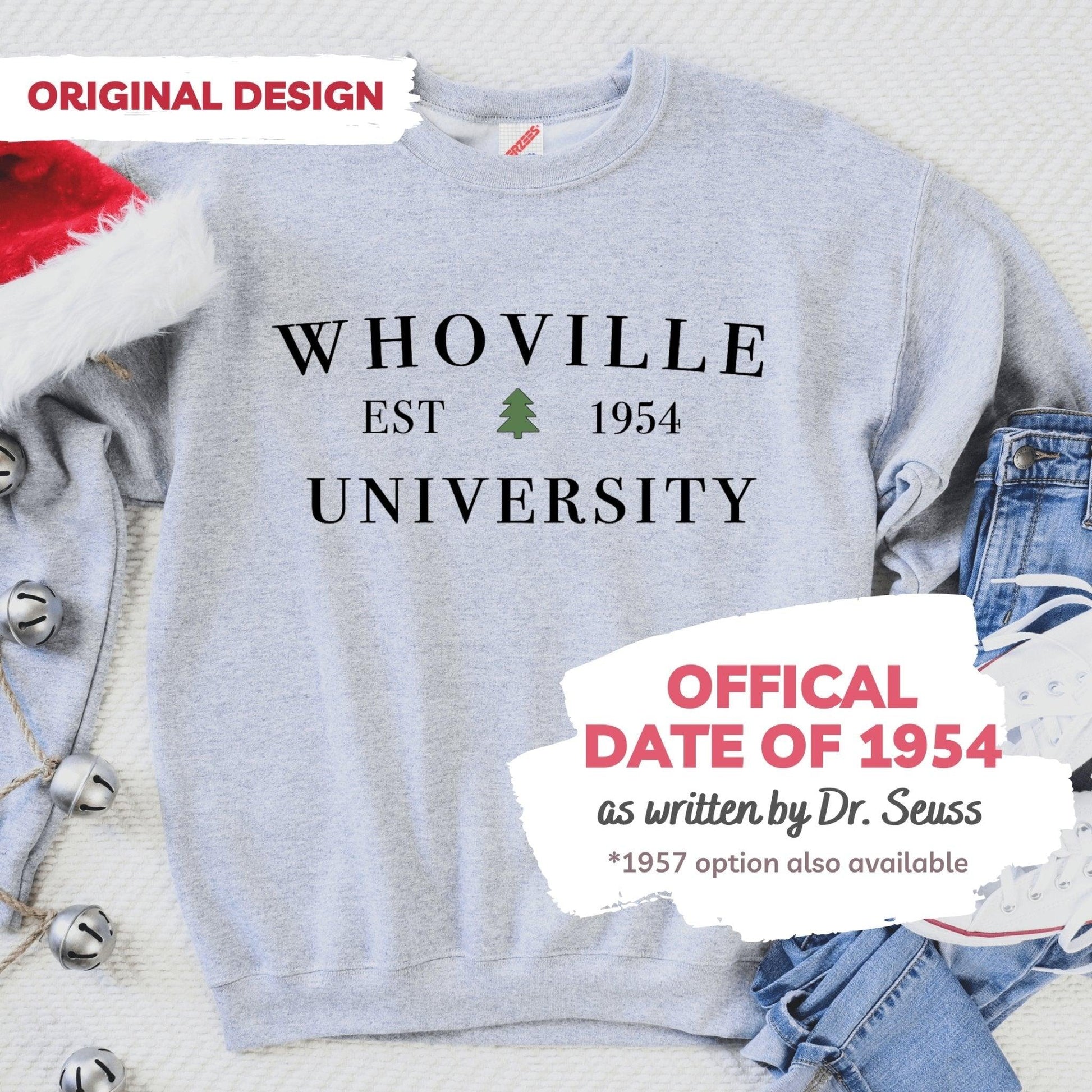 Whoville University Sweatshirt - Ash - Sunshine Soul MD