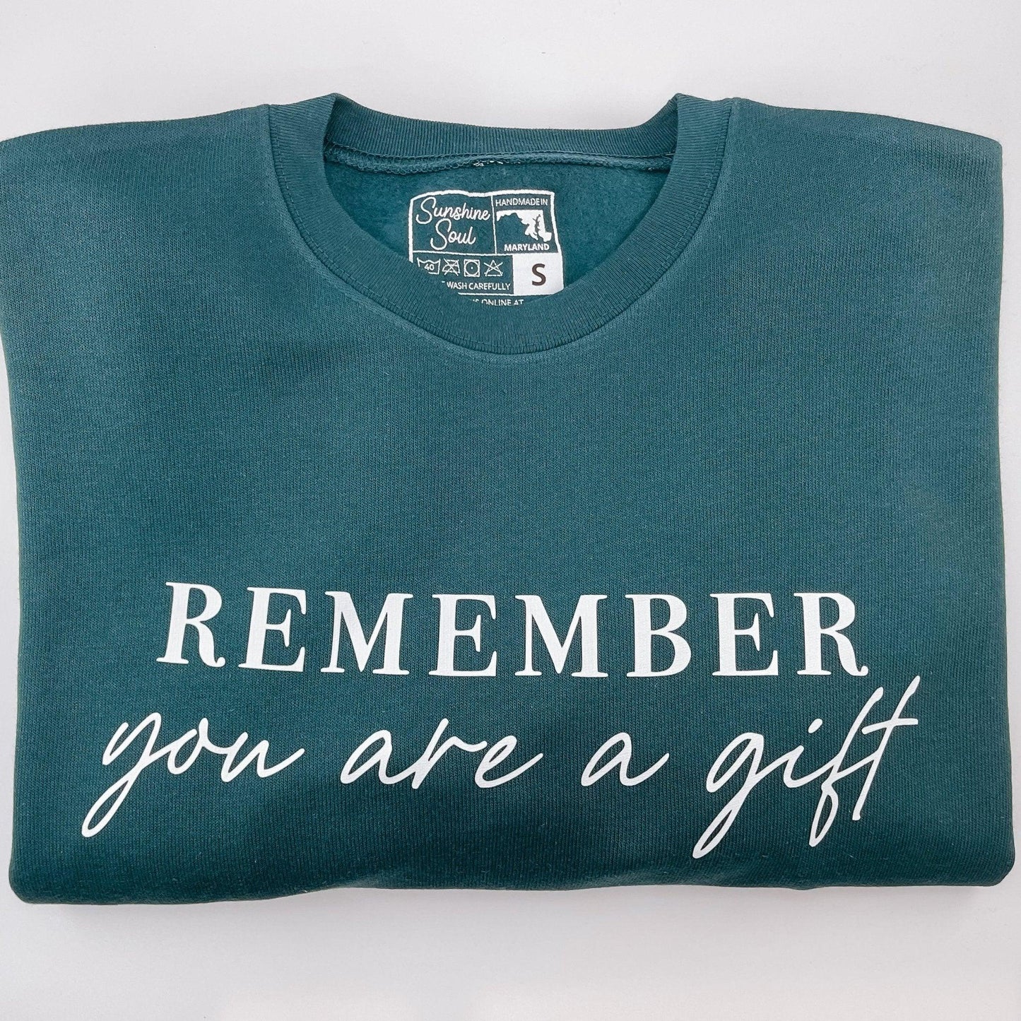You Are A Gift Crewneck - Sunshine Soul MD